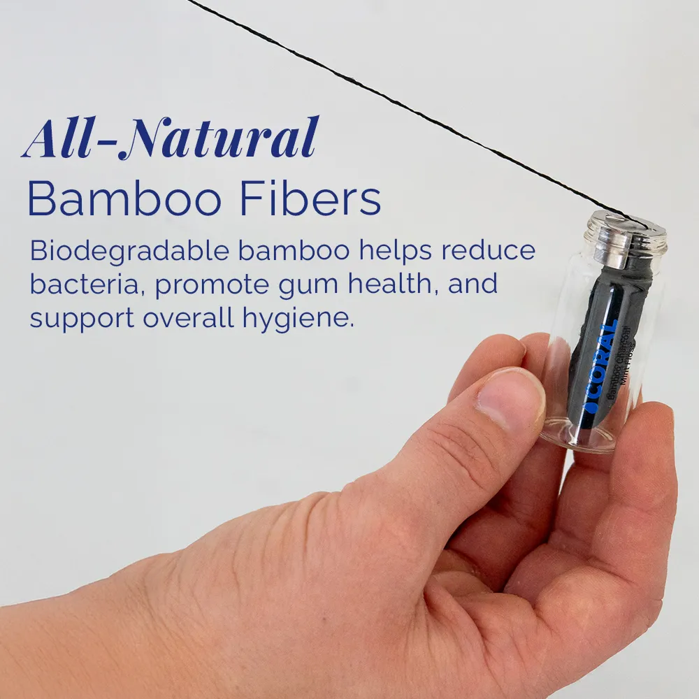 Bamboo Charcoal Mint Dental Floss - Image 4