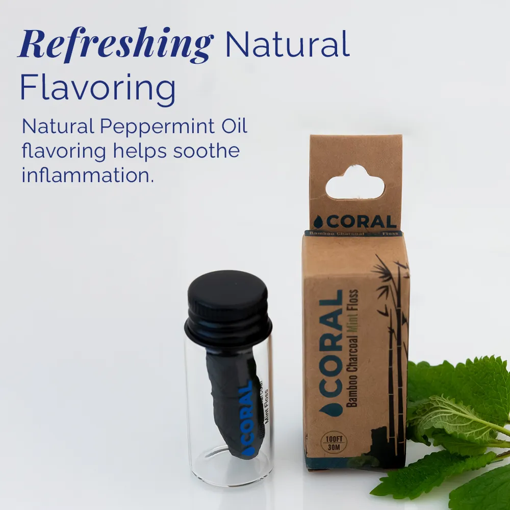 Bamboo Charcoal Mint Dental Floss - Image 5