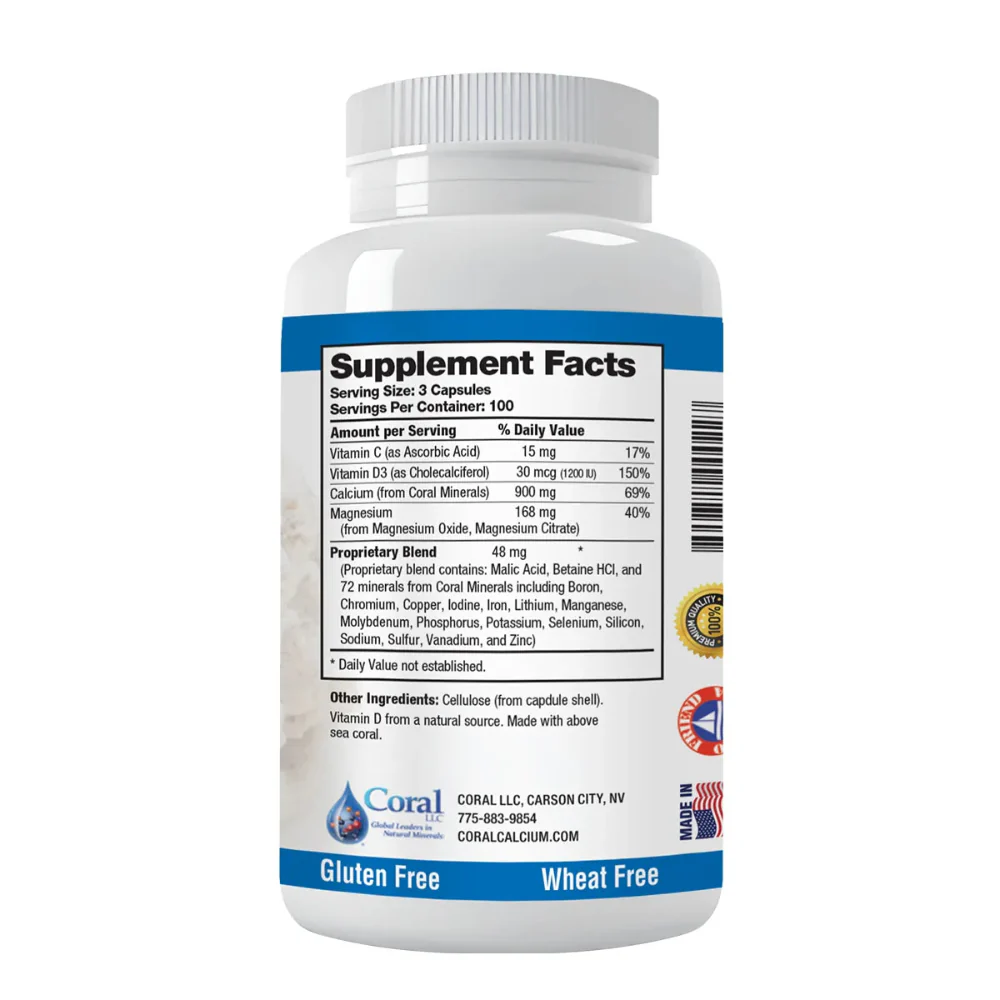Coral Calcium Supplement with Vitamin D3 & Magnesium – Coral Complex - Image 11