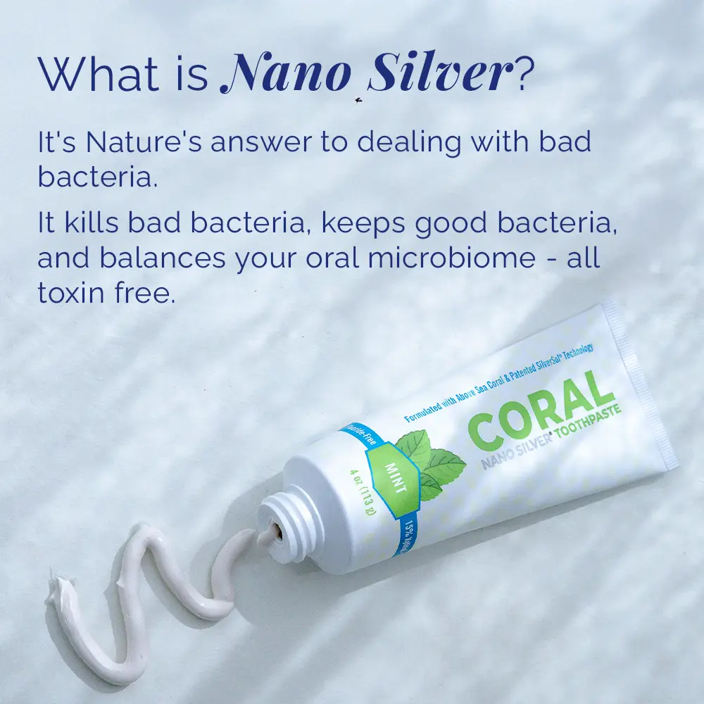 Nano Silver Mint Toothpaste 3 Pack - Image 5